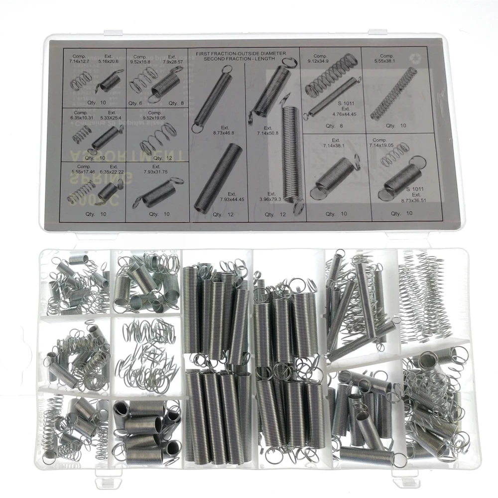 Set de muelles variados para reparación y mantenimiento mecánico