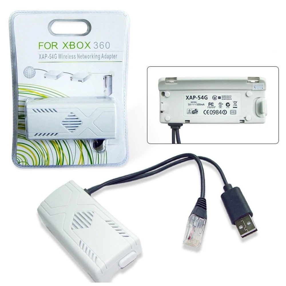 Kompatibilní bezdrátový síťový adaptér pro Xbox 360 pro stabilní Wi‑Fi