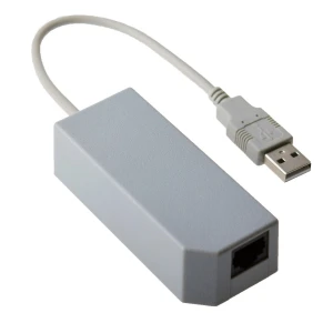 USB 2.0 síťový adaptér pro Nintendo Wii pro rychlé a stabilní kabelové připojení