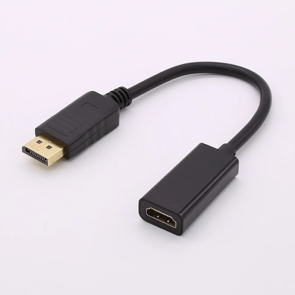 Adaptér DisplayPort samec na HDMI samice pro audiovizuální připojení