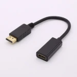 Adaptér DisplayPort samec na HDMI samice pro audiovizuální připojení
