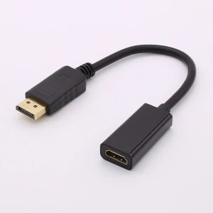Adaptér DisplayPort samec na HDMI samice pro audiovizuální připojení
