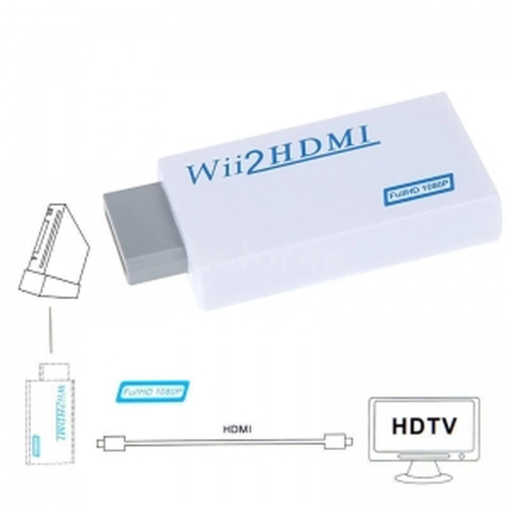 HDMI adaptér pro Nintendo Wii Wii2HDMI - převodník 1080p a 720p Satkit