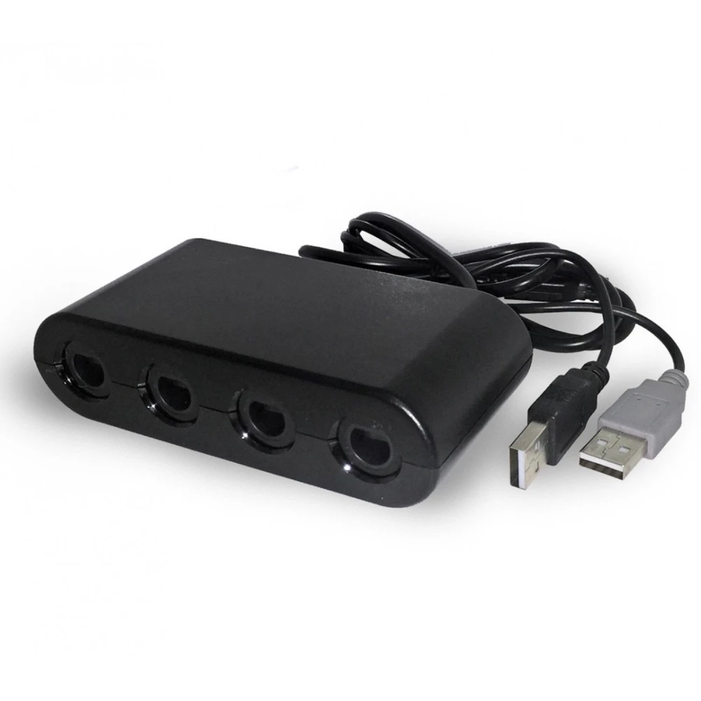 Adaptér pro ovladače GameCube pro Nintendo Wii U a PC kompatibilní se Super Smash Bros