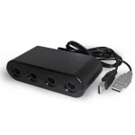 Adaptér pro ovladače GameCube pro Nintendo Wii U a PC kompatibilní se Super Smash Bros