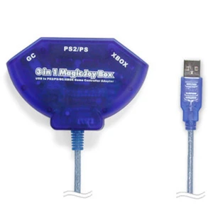 Adaptér ovladačů PS2 Xbox GameCube na PC USB 3in1 Magic Joy Box