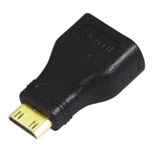Adaptér Mini HDMI samec na HDMI samice pro video a audio