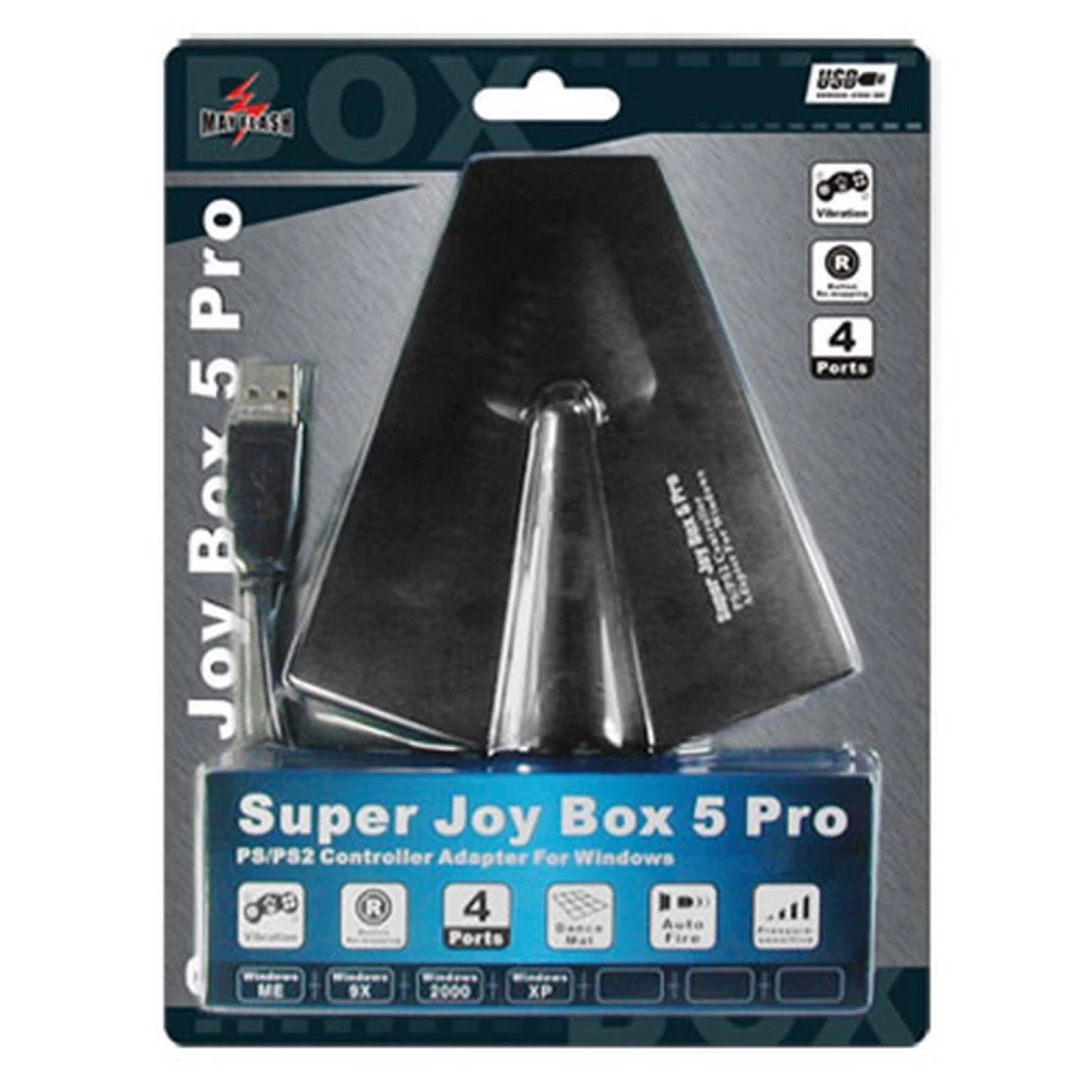 Adaptér Super Joybox 5 Pro PS2 do PC se 4 pady pro Windows