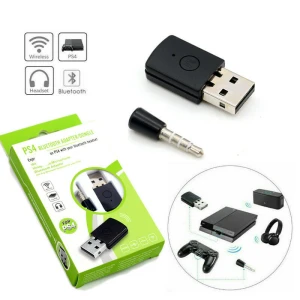 Bluetooth USB adaptér pro sluchátka k PS4 s bezdrátovým mikrofonem 4.0