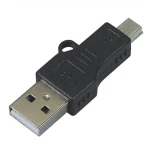 USB samec na Mini-USB samec adaptér pro univerzální připojení