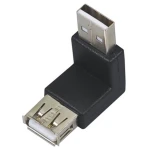 USB adaptér samec na USB samice 90° pro kompaktní a bezpečné zapojení