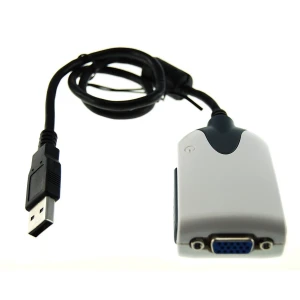 USB VGA adaptér pro přídavný monitor kompatibilní s Windows a Linux