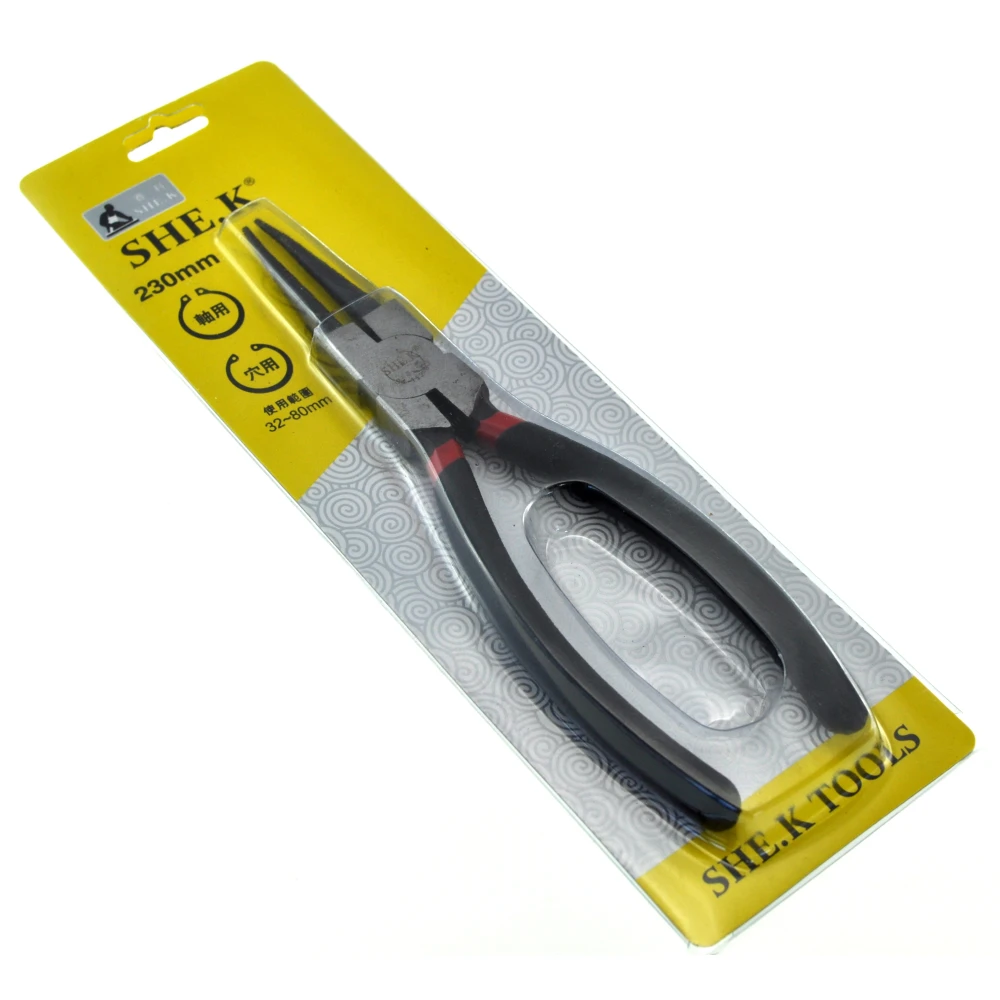 Přímé kleště na pojistné kroužky 230mm SK-112-9c TSX TOOL