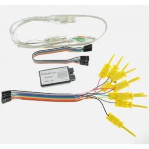 Logický analyzátor 24MHz 8 kanálů kompatibilní se softwarem Saleae USB Logic