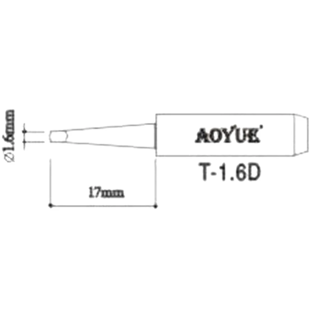 Náhradní hrot páječky Aoyue T1,6d pro pájecí stanice
