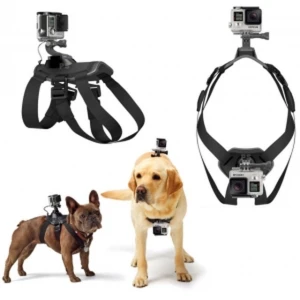 Postroj pro psa pro kameru GoPro 1/2/3 a SJ4000, nastavitelný a odolný