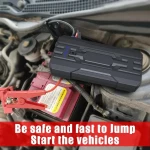 Startér autobaterie 8000mAh Jumpstarter S301 kompaktní a bezpečný s LED SOS svítilnou