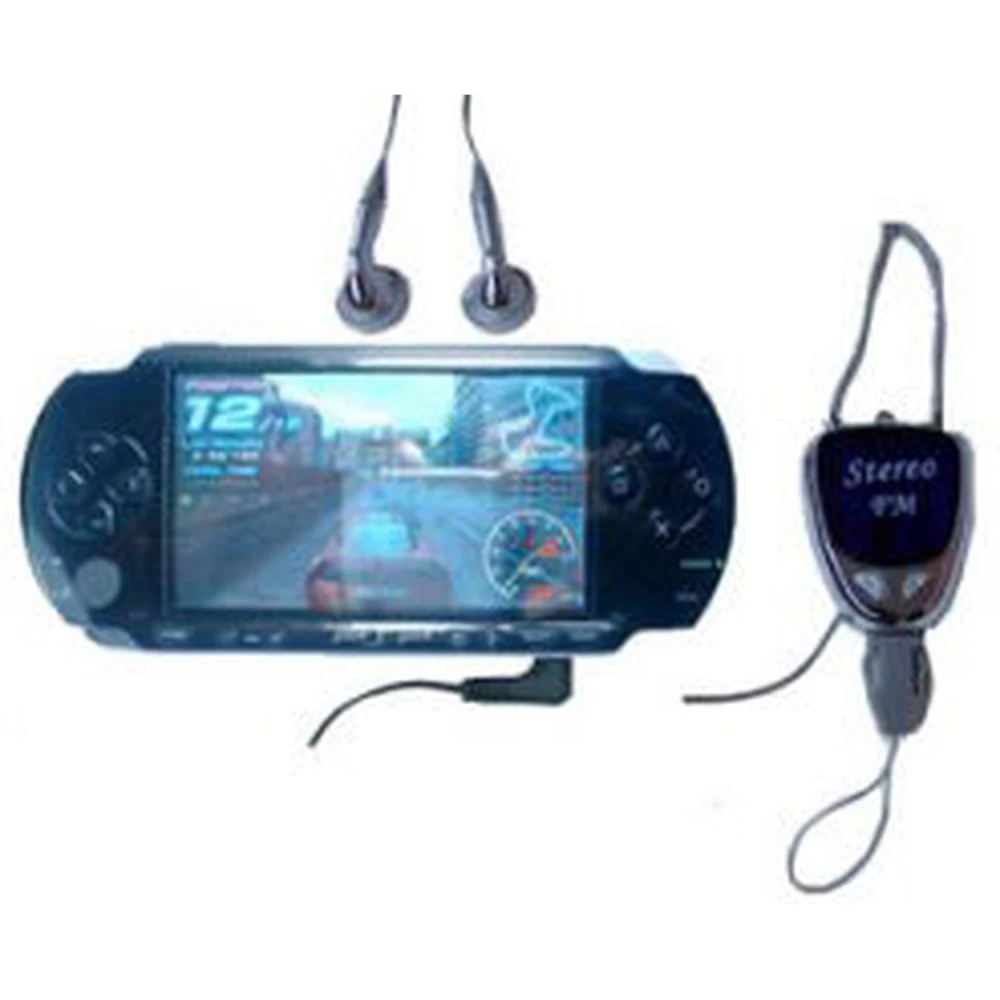 Sluchátka s rádiem pro PSP: audio a FM rádio v jednom