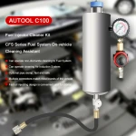 AUTOOL C100 čistič vstřikovačů benzínu s adaptéry