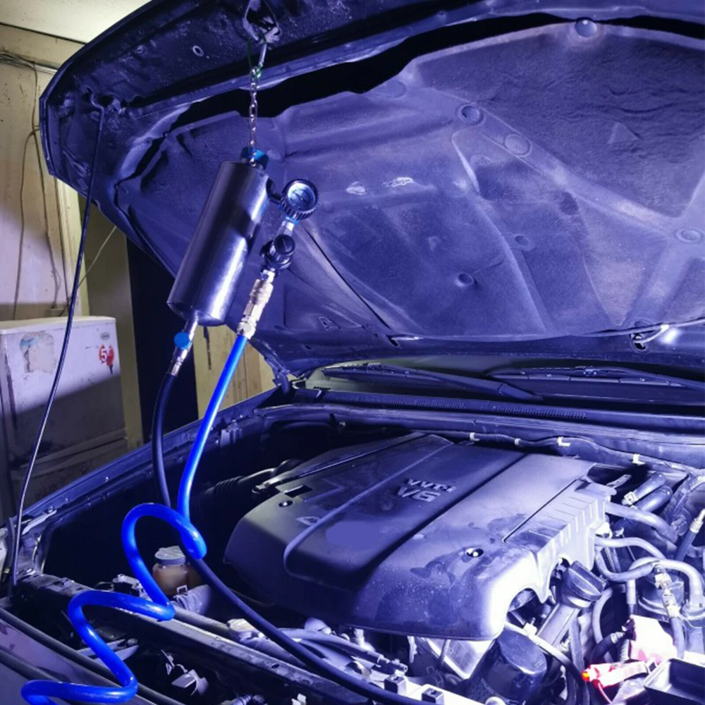 AUTOOL C100 čistič vstřikovačů benzínu s adaptéry