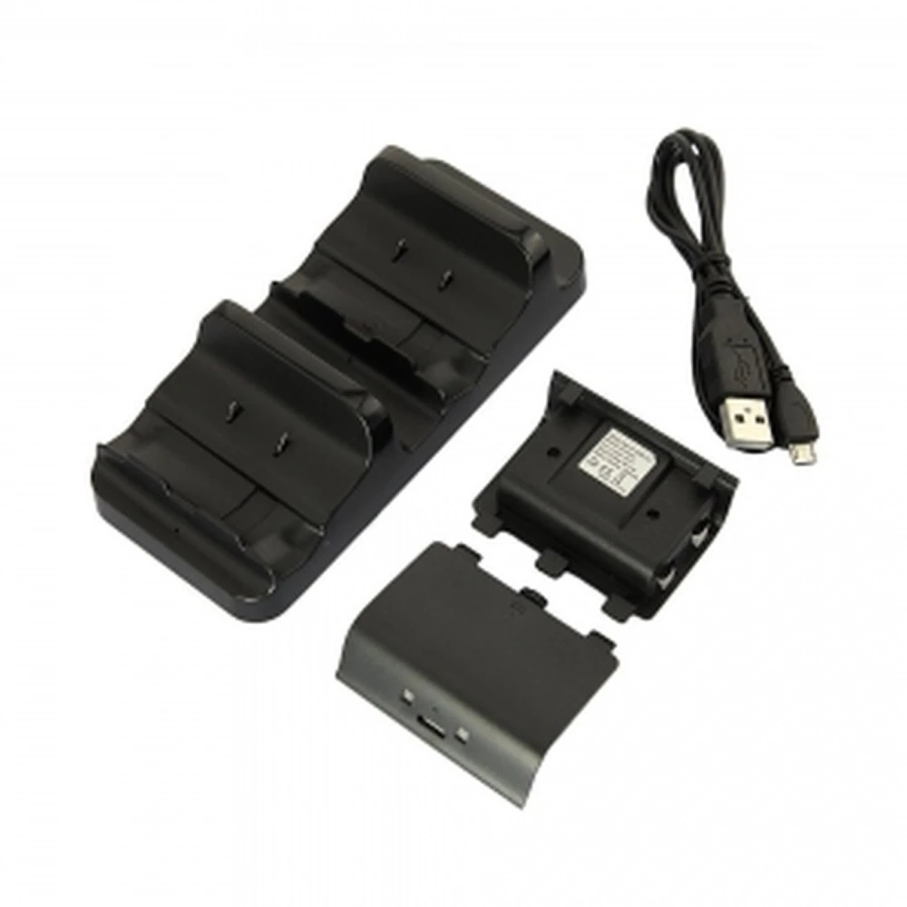 Duální nabíjecí stanice pro Xbox One se 2 bateriemi satkit
