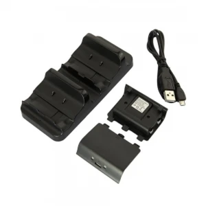 satkit Duální nabíjecí stanice pro Xbox One se 2 bateriemi satkit