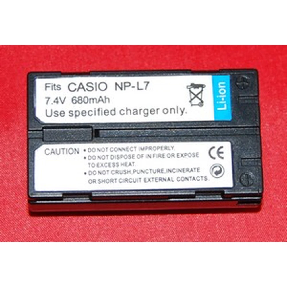 Kompatibilní baterie Casio NP-L7 pro digitální fotoaparáty a videokamery