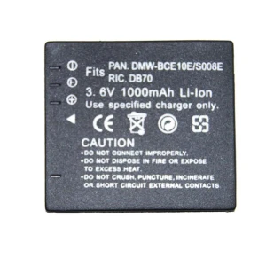 Kompatibilní baterie Panasonic CGA-008E/BCE10E pro digitální kamery Panasonic