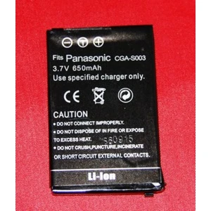 Kompatibilní baterie Panasonic CGA-S003 3.7V 650mAh pro fotoaparáty Panasonic