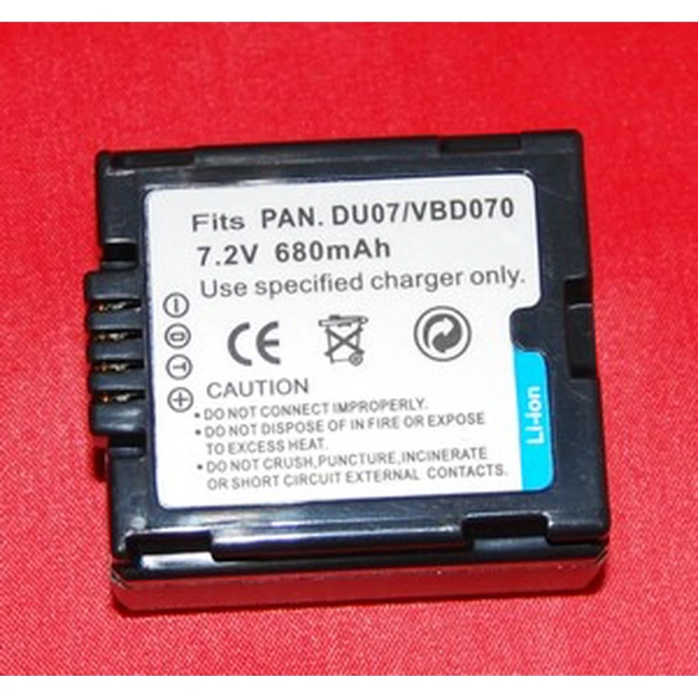 Kompatibilní baterie Panasonic DU07 pro digitální fotoaparáty a videokamery