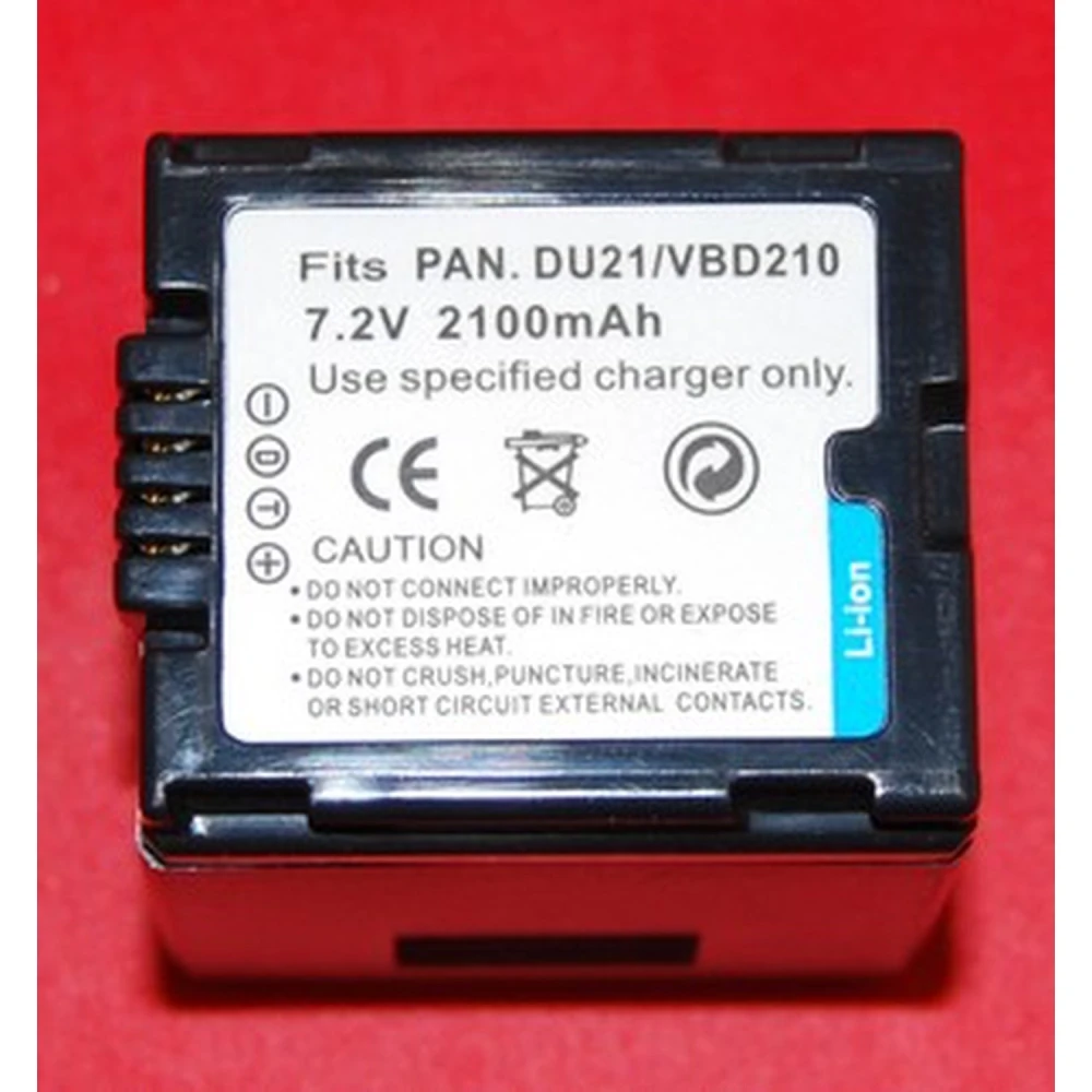 Kompatibilní baterie Panasonic DU21 VBD210 pro digitální fotoaparáty