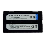 Kompatibilní baterie Panasonic VBD1 VBD2E pro digitální fotoaparáty a videokamery
