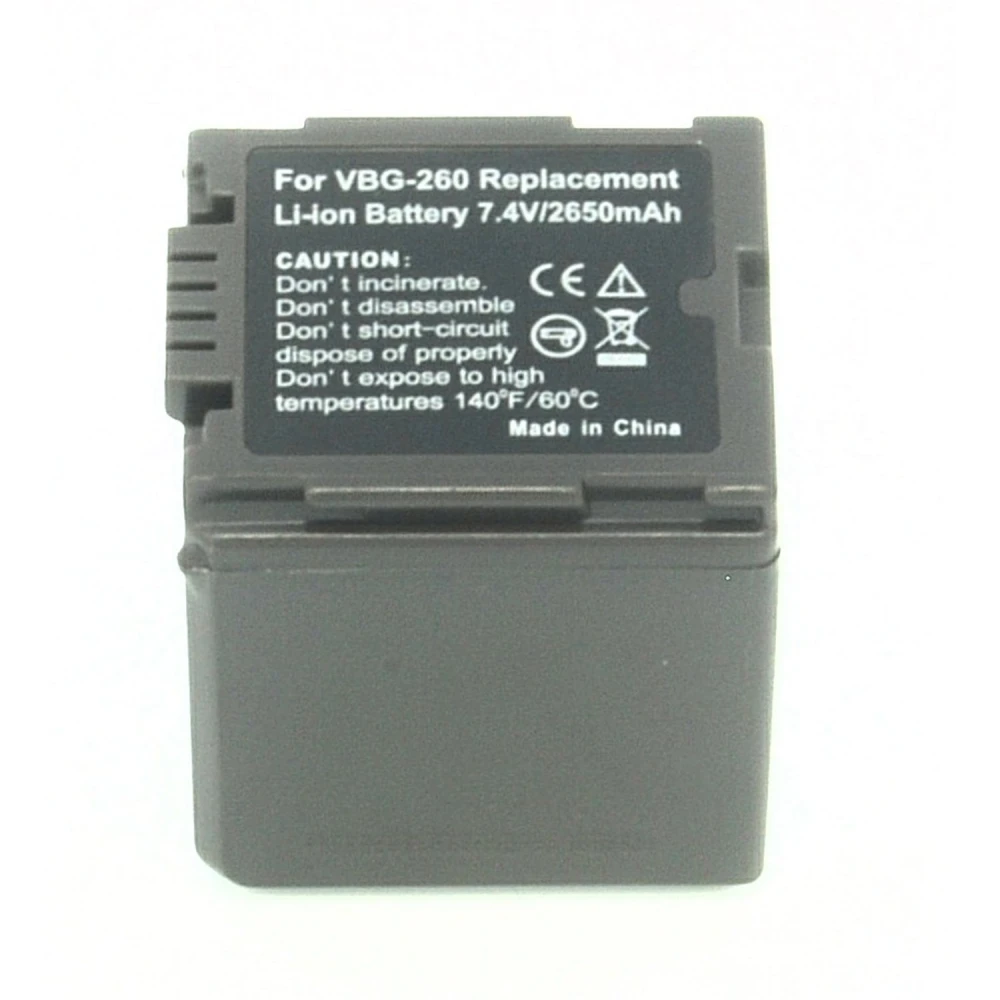 Kompatibilní baterie Panasonic VW-VBG260 pro digitální fotoaparáty a videokamery