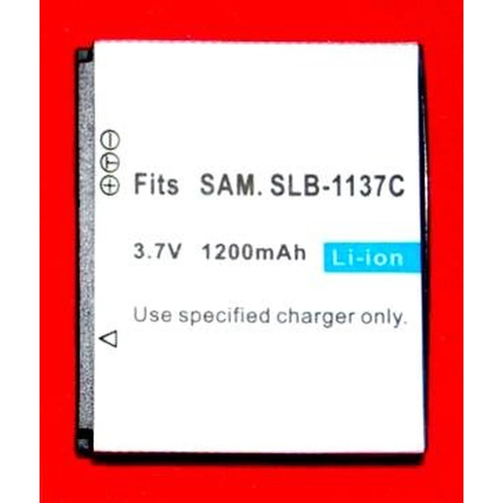 Kompatibilní baterie Samsung SB-L1137C Li-Ion 7.4V 1600mAh pro fotoaparáty