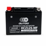 Motobaterie AGM 12V 11.2Ah OUTDO HCZ12S-MF - Kompatibilní Yuasa YTZ12S(-BS) / GTZ12S / ETZ12S