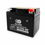 Motocyklová Baterie AGM 12V 5Ah OUTDO HCZ5D-MF - Kompatibilní Yuasa YTZ7S-BS / GTZ7S / ETZ5L-BS