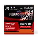 Motocyklová baterie AGM 12V 6Ah OUTDO HCZ7D-MF - Kompatibilní Yuasa YTZ7S-BS / GTZ7S / ETZ7S