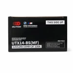 Motobaterie AGM 12V 12Ah OUTDO UTX14-BS(MF) - Kompatibilní Yuasa YTX14-BS / GTX14-BS / ETX14-BS