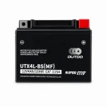 Motocyklová baterie AGM 12V 4Ah OUTDO UTX4L-BS(MF) - Kompatibilní Yuasa YTX4L-BS / GTX4L-BS / ETX4L-BS