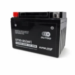 Motobaterie AGM 12V 9Ah OUTDO UTX9-BS(MF) - Kompatibilní Yuasa YTX9-BS / GTX9-BS / ETX9-BS