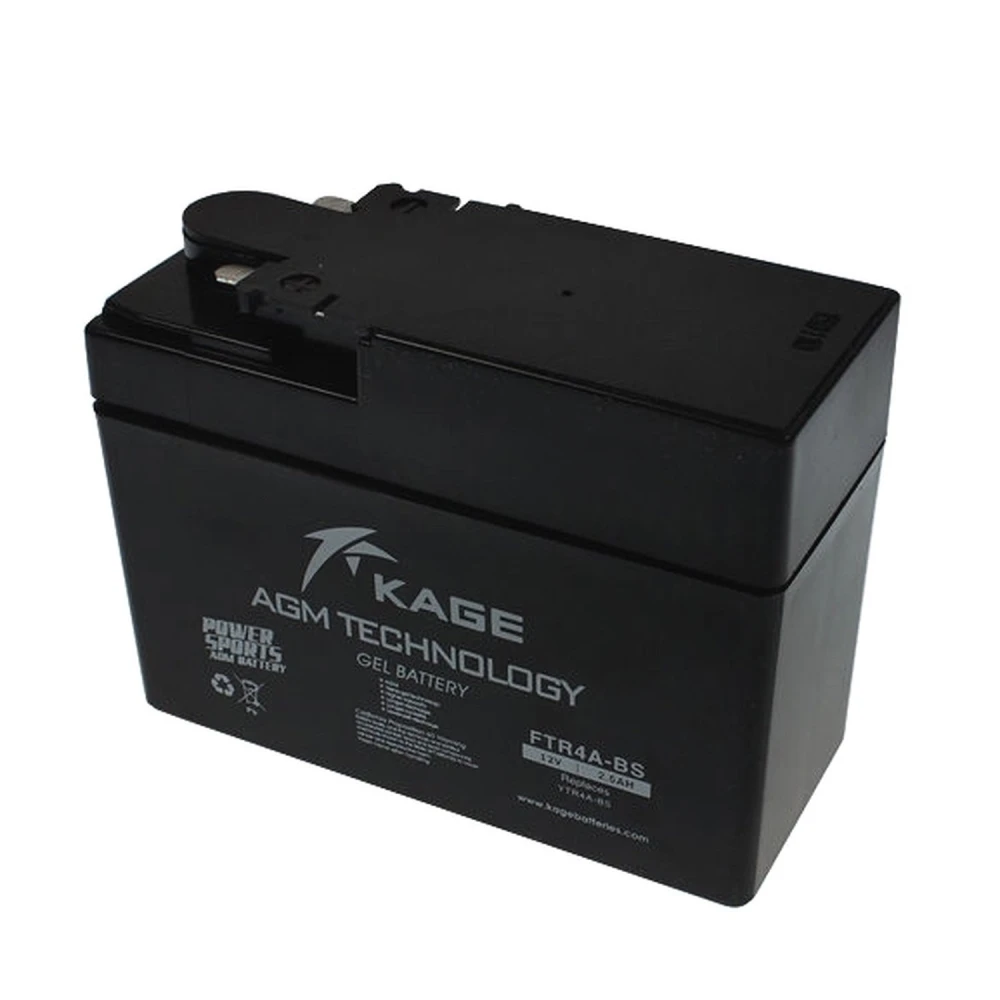 Gelová motobaterie YTR4A-BS - vysoce výkonná 12V 2.5Ah