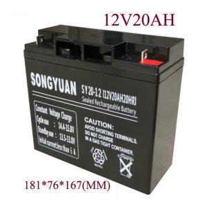 Nabíjecí olověná baterie 12V 20Ah SY20-12 kompatibilní s více modely