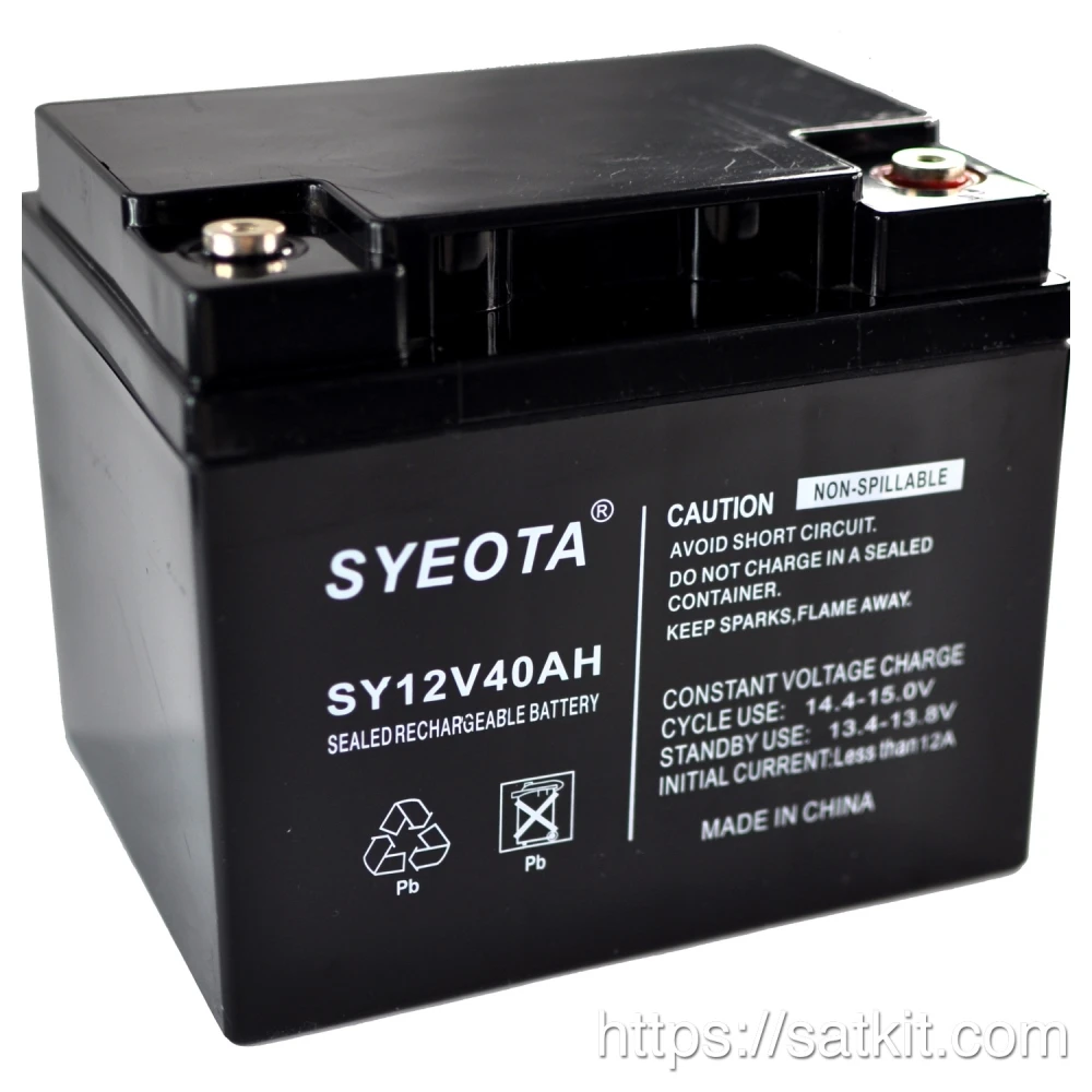 Dobíjecí uzavřená olověná baterie 12V 40Ah Sy40-12