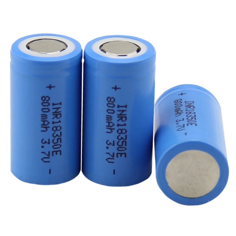 Vysoce kvalitní a odolná dobíjecí baterie 18350 800mAh 3,7V Li-ion