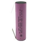 Vysoce kvalitní nabíjecí baterie 18650 2600mAh 3,7V s pájecími vývody