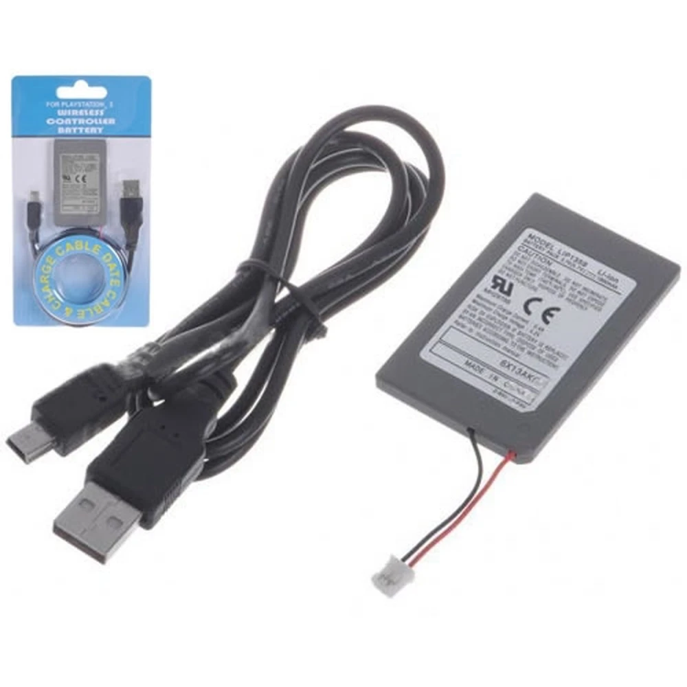 Dobíjecí baterie do ovladače PS3 1800mAh s USB kabelem pro PlayStation 3