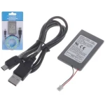 Dobíjecí baterie do ovladače PS3 1800mAh s USB kabelem pro PlayStation 3