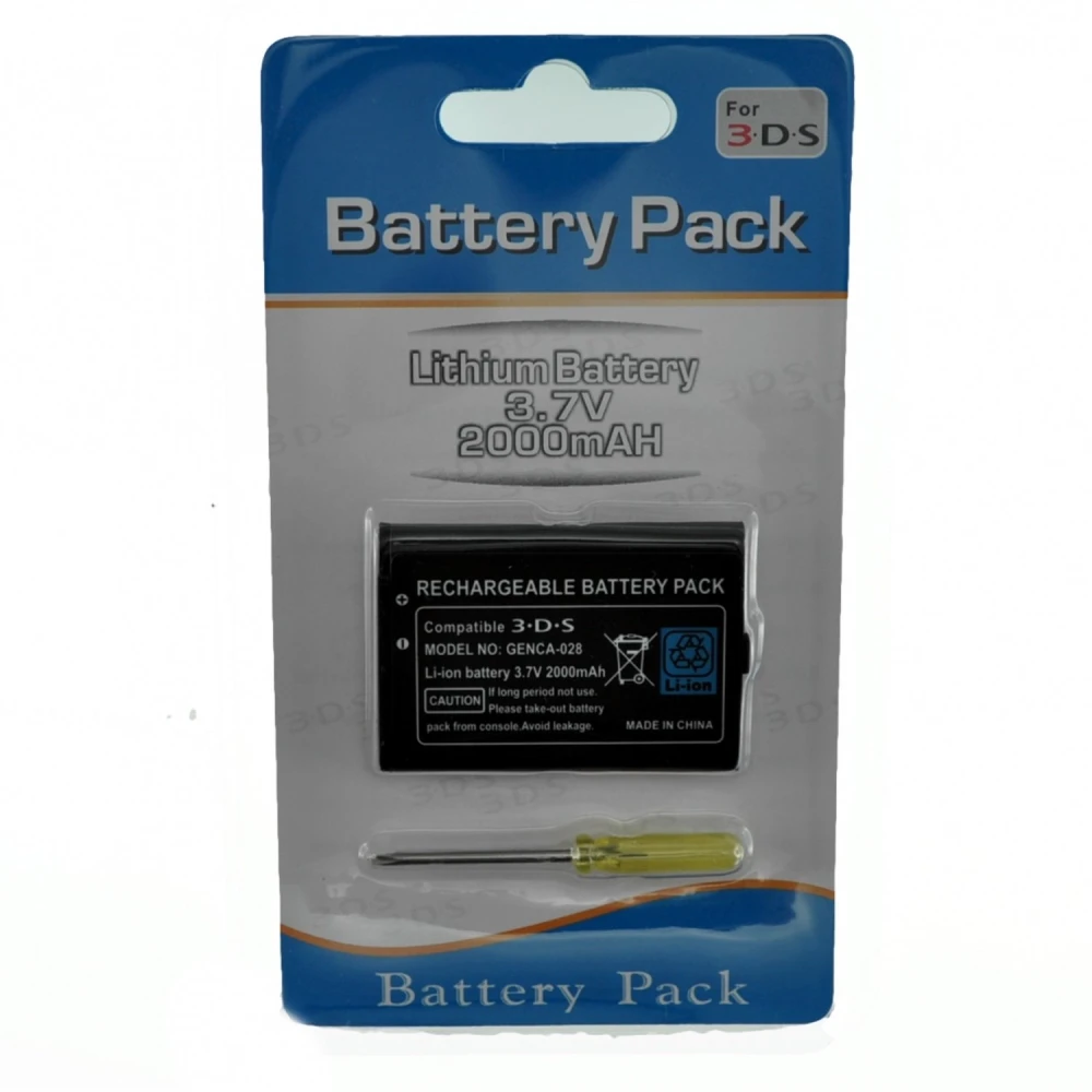 Dobíjecí baterie pro Nintendo 3DS 3,7V 2000mAh kompatibilní a odolná