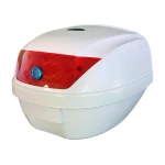 Univerzální moto kufr 28L bílý - držák helmy Mod-YM-0807