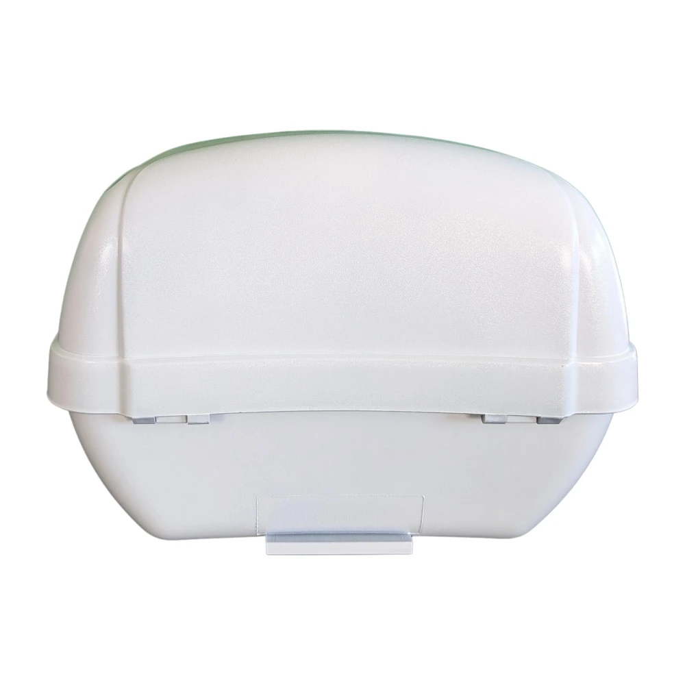 Univerzální moto kufr 28L bílý - držák helmy Mod-YM-0807